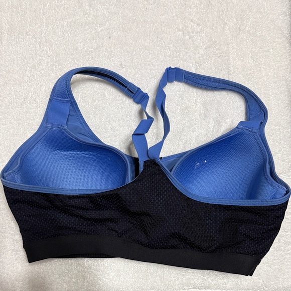 VSX Black and Blue Sports Bra - Picture 3 of 7